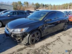 Salvage cars for sale from Copart Exeter, RI: 2013 Honda Accord Sport