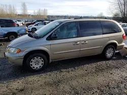 Chrysler salvage cars for sale: 2002 Chrysler Town & Country LX