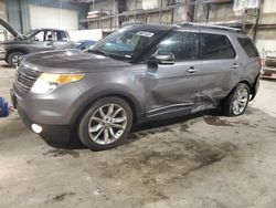 Salvage cars for sale at Eldridge, IA auction: 2013 Ford Explorer Limited