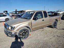 Salvage cars for sale at Temple, TX auction: 2002 Toyota Tacoma Xtracab