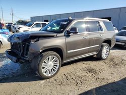 Salvage cars for sale at Jacksonville, FL auction: 2020 Cadillac Escalade Platinum