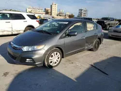 Honda Insight salvage cars for sale: 2013 Honda Insight LX