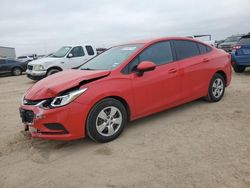 Salvage cars for sale at Amarillo, TX auction: 2017 Chevrolet Cruze LS