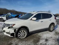 Salvage cars for sale at West Warren, MA auction: 2017 Nissan Rogue S