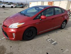 Salvage cars for sale from Copart Van Nuys, CA: 2014 Toyota Prius