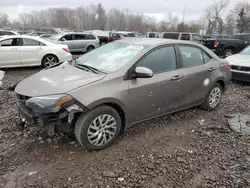 Toyota Corolla l salvage cars for sale: 2019 Toyota Corolla L