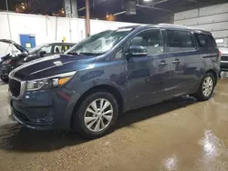 Salvage cars for sale at Blaine, MN auction: 2016 KIA Sedona LX