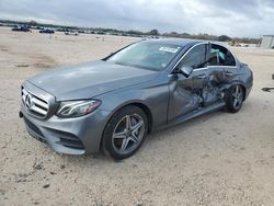 Salvage cars for sale at San Antonio, TX auction: 2017 Mercedes-Benz E 300 4matic