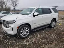 Salvage cars for sale at Cicero, IN auction: 2021 Chevrolet Tahoe K1500 High Country