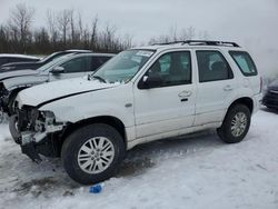 Salvage cars for sale at Leroy, NY auction: 2007 Mercury Mariner Convenience