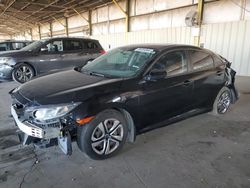 Honda Civic salvage cars for sale: 2017 Honda Civic LX