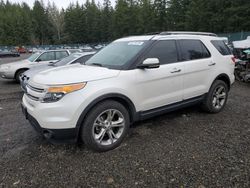 Salvage cars for sale at Graham, WA auction: 2012 Ford Explorer Limited