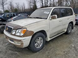 Salvage cars for sale at Waldorf, MD auction: 2002 Lexus LX 470