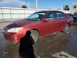 Toyota salvage cars for sale: 2002 Toyota Camry LE