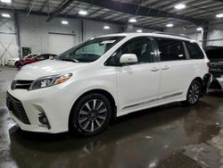 Toyota Sienna xle Vehiculos salvage en venta: 2019 Toyota Sienna XLE