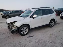 Salvage cars for sale at West Warren, MA auction: 2015 Subaru Forester 2.5I Limited