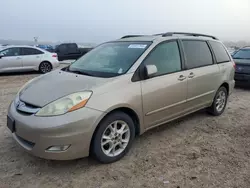 Salvage cars for sale at Houston, TX auction: 2006 Toyota Sienna XLE