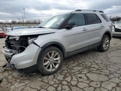 Salvage cars for sale at Fort Wayne, IN auction: 2015 Ford Explorer XLT