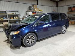 Salvage cars for sale at Chambersburg, PA auction: 2016 Honda Odyssey EXL