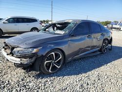 Salvage cars for sale at Tifton, GA auction: 2020 Honda Accord Sport