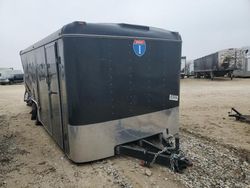 Salvage trucks for sale at Kansas City, KS auction: 2023 Interstate Enclosed T