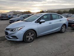 Salvage cars for sale at Las Vegas, NV auction: 2017 Chevrolet Cruze LS