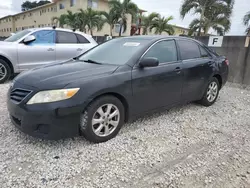 Salvage cars for sale at Opa Locka, FL auction: 2011 Toyota Camry Base