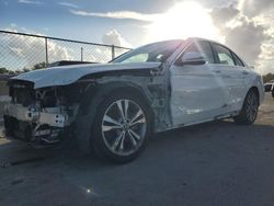 Salvage cars for sale at Orlando, FL auction: 2018 Mercedes-Benz C300