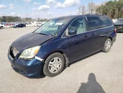 Vehiculos salvage en venta de Copart Dunn, NC: 2007 Honda Odyssey EX