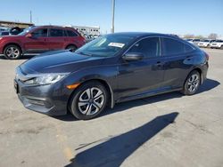 Honda salvage cars for sale: 2017 Honda Civic LX