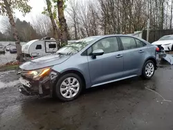 Salvage cars for sale at Portland, OR auction: 2020 Toyota Corolla LE