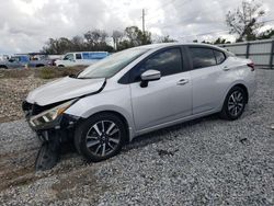 Salvage cars for sale at Riverview, FL auction: 2021 Nissan Versa SV