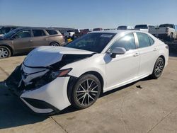 Salvage cars for sale from Copart Grand Prairie, TX: 2023 Toyota Camry SE Night Shade