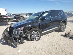 Salvage cars for sale at Houston, TX auction: 2021 Hyundai Santa FE Limited