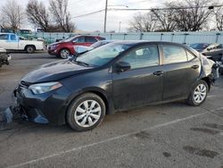 Salvage cars for sale from Copart Moraine, OH: 2016 Toyota Corolla L