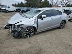 Salvage cars for sale at Finksburg, MD auction: 2015 Honda Civic LX