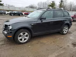 BMW x3 salvage cars for sale: 2008 BMW X3 3.0SI