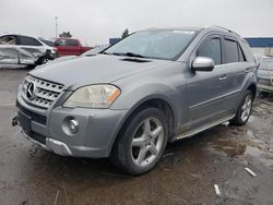 Salvage cars for sale at Woodhaven, MI auction: 2010 Mercedes-Benz ML 550 4matic