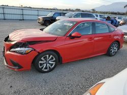 Salvage cars for sale at Rancho Cucamonga, CA auction: 2022 Honda Civic LX