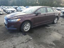 Salvage cars for sale at Exeter, RI auction: 2013 Ford Fusion SE