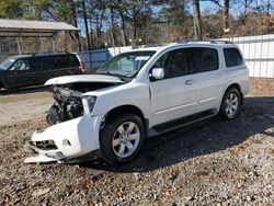 Salvage cars for sale at Austell, GA auction: 2012 Nissan Armada SV