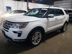 Salvage cars for sale at Blaine, MN auction: 2018 Ford Explorer Limited