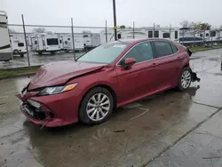 Salvage cars for sale at Sacramento, CA auction: 2019 Toyota Camry L