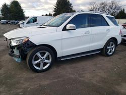 Salvage cars for sale at Finksburg, MD auction: 2018 Mercedes-Benz GLE 350 4matic