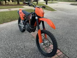 Salvage motorcycles for sale at New Orleans, LA auction: 2007 KTM 450 SX