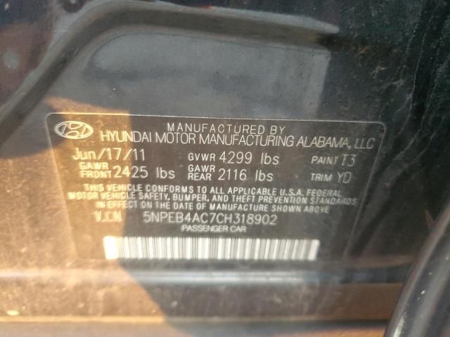 2012 Hyundai Sonata GLS