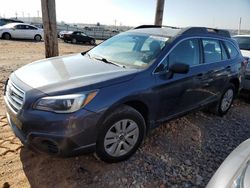 Salvage cars for sale from Copart Oklahoma City, OK: 2017 Subaru Outback 2.5I