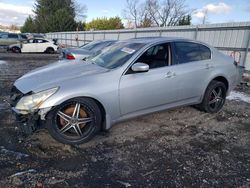 Infiniti g25 salvage cars for sale: 2011 Infiniti G25