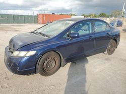 Honda Civic salvage cars for sale: 2009 Honda Civic LX