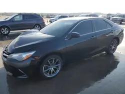 Salvage cars for sale at Grand Prairie, TX auction: 2017 Toyota Camry LE